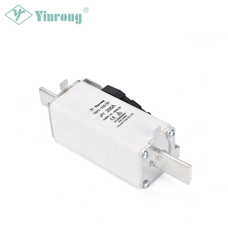 1000VDC 250A NH1XL সোলার পিভি ফিউজ লিঙ্ক